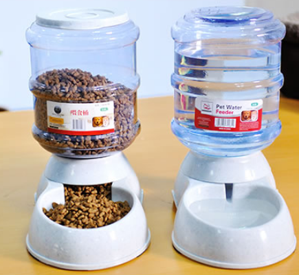 Automatic Pet Feeder and Water Dispenser for Cats